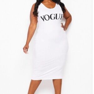 Vogue bodycon midi dress